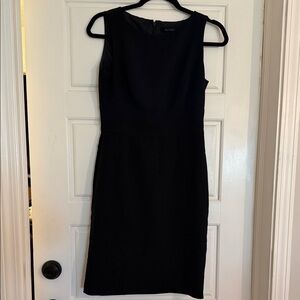 White House Black Market Black Midi Sheath Dress